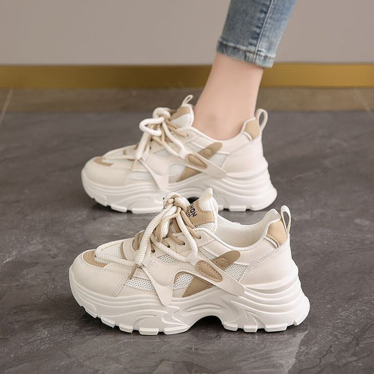 Damen Sportliche Chunky Sneakers mit atmungsaktiver Mesh-Oberfläche und dämpfendem Komfort R&B