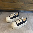 Damen Plateau-Sneaker mit robuster Gummisohle und komfortabler Dämpfung