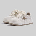 Damen Modische Chunky Sneakers mit dekorativen Sternenapplikationen R&B