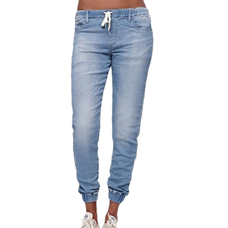 Damen Joggingjeans mit elastischem Bund und praktischen Taschen R&B