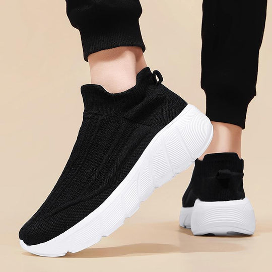 Damen bequeme Strick-Sneaker R&B