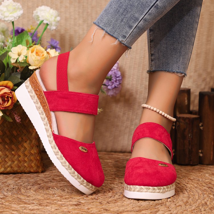Damen Plateau Sandalen R&B