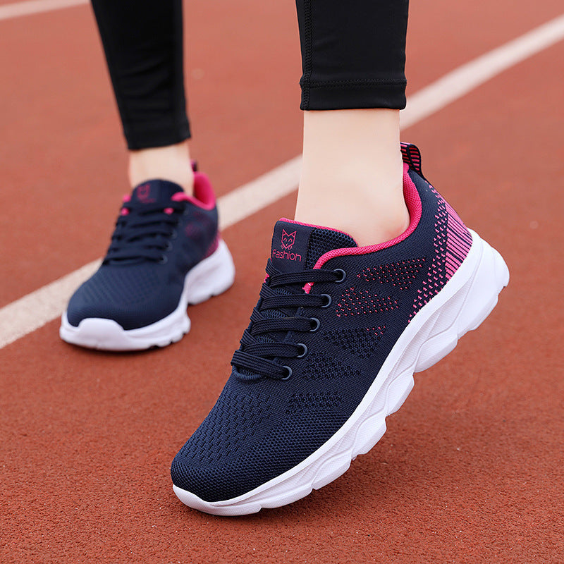 Damen Sportliche und atmungsaktive Sneakers mit flexiblem Obermaterial