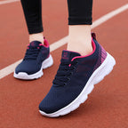 Damen Leichte und flexible Sportsneaker mit atmungsaktivem Obermaterial