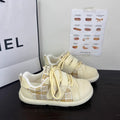 Damen Sportliche Sneaker mit verstellbarem Klettverschluss und kariertem Obermaterial R&B