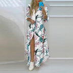 Damen Kimono-Robe mit Printdesign R&B