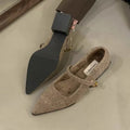 Damen elegante Ballerina-Schuhe mit modischem Riemchen und komfortabler Innensohle R&B