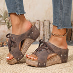 Damen Plateau Sandalen R&B