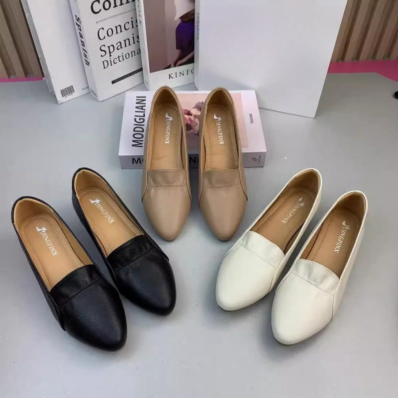 Damen elegante Slipper mit mittelhohem Absatz