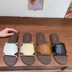 Damen modische Pantoletten mit stilvollen Riemchen und ergonomischem Fußbett R&B