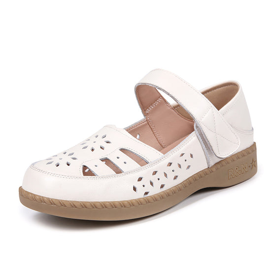 Damen Komfortable Riemchensandalen mit atmungsaktiver Oberflächenstruktur und modischem Design R&B