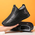 Damen Bequeme Hausschuhe mit samtigem Innenfutter und rutschfester Sohle R&B