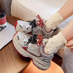 Damen Sportliche Sneakers mit atmungsaktiver Mesh-Oberfläche und federleichtem Dämpfungssystem R&B