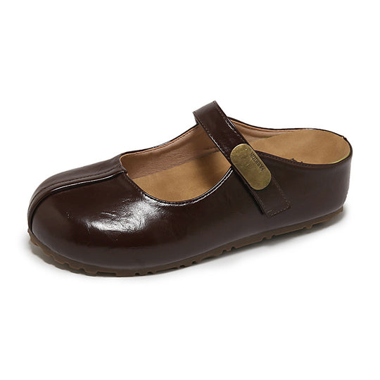 Damen modische Clogs mit elegantem Riemen und komfortabler Sohle R&B