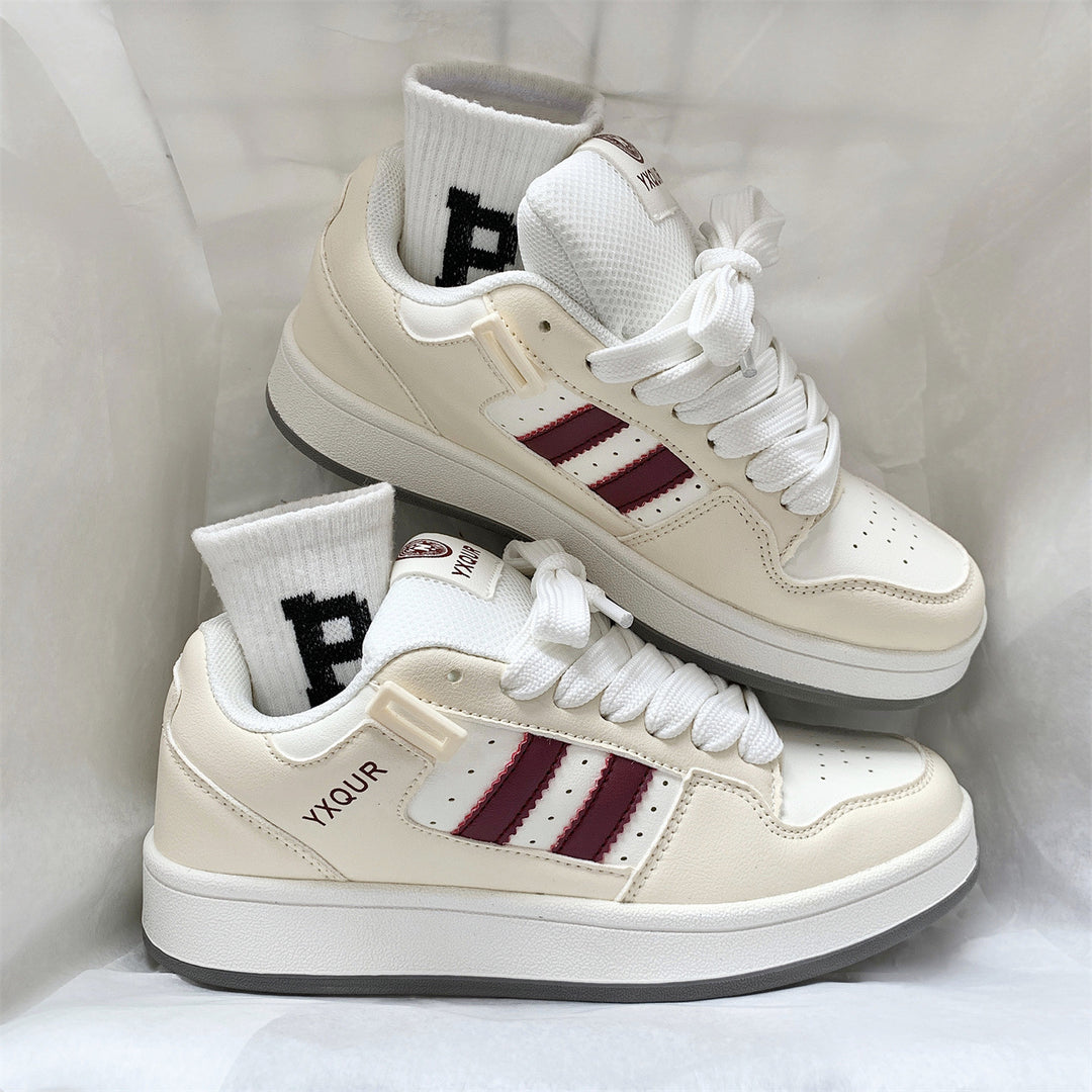 Damen Stylische Sneakers mit perforierter Oberfläche und sportlicher Sohle R&B