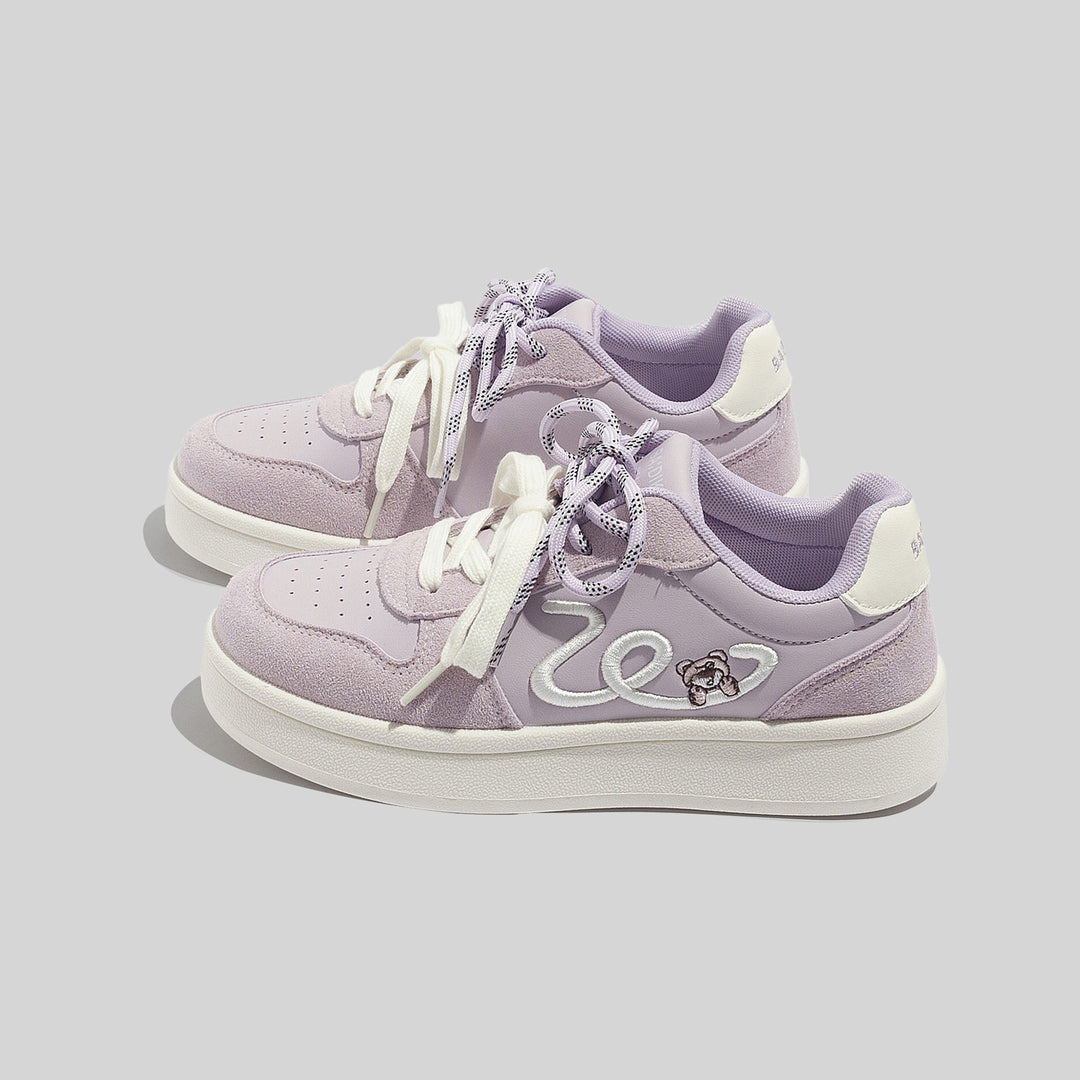 Damen Komfortable Freizeitsneaker mit modischem Stickereidesign R&B