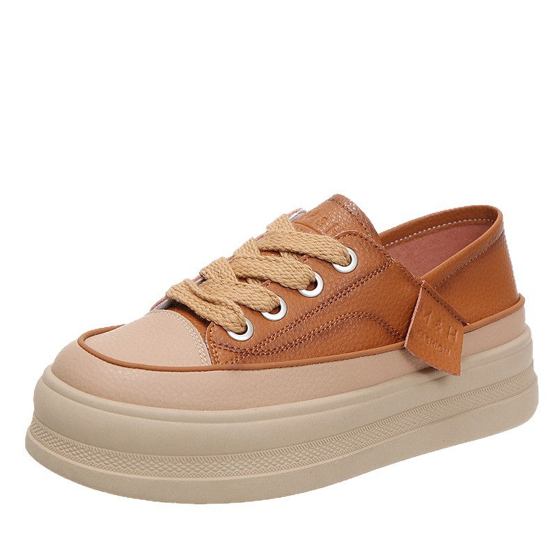 Damen Bequeme Sneaker mit Plateau-Sohle