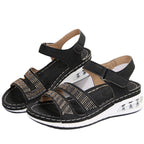 Damen bequeme Sandalen mit glitzernden Akzenten R&B