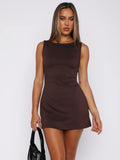 Damen Minimalistisches Kleid R&B