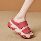 Damen Komfortable und modische Sandalen mit gepolsterter Sohle R&B