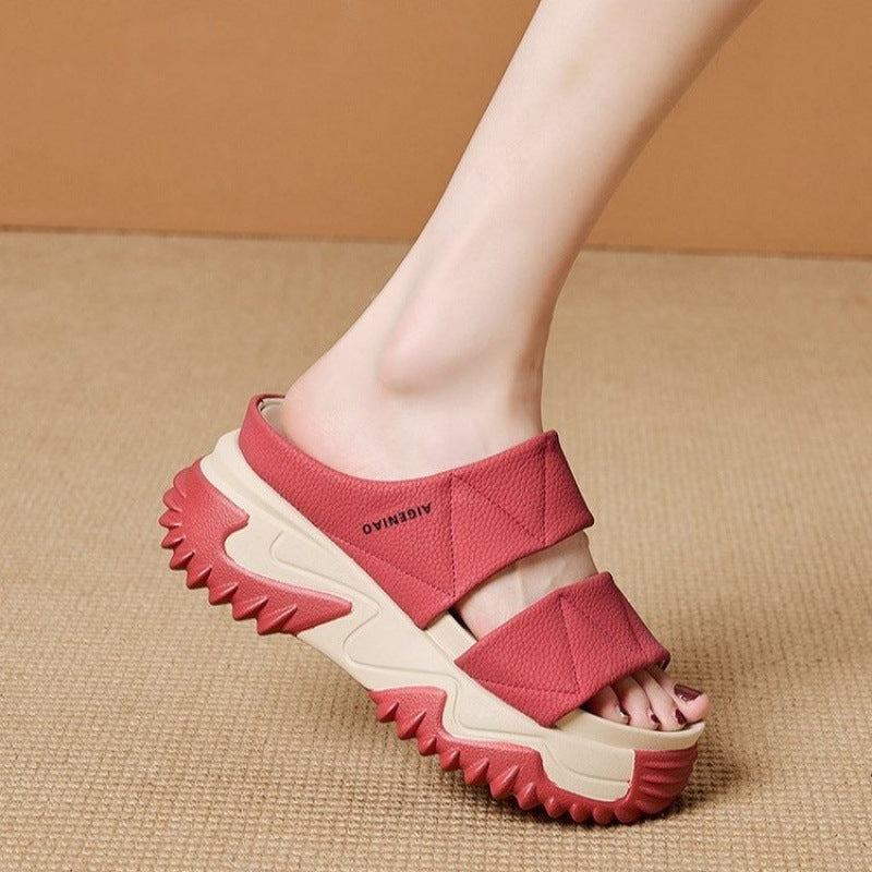 Damen Komfortable und modische Sandalen mit gepolsterter Sohle R&B