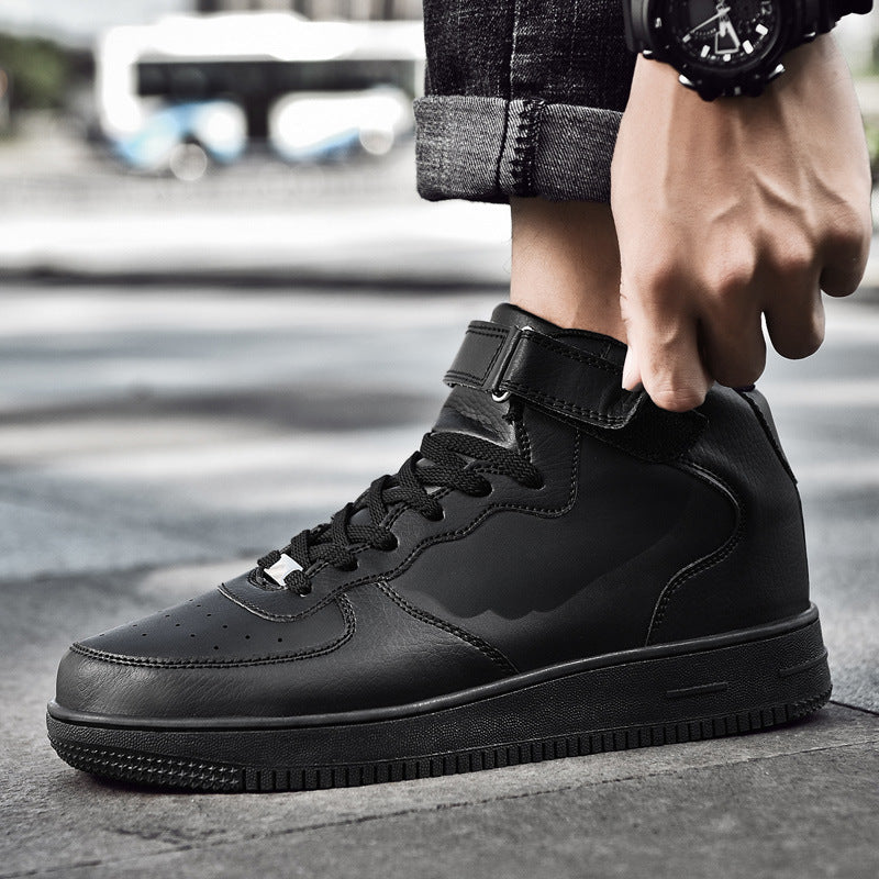 Damen Hochwertige High-Top Sneakers mit verstellbarem Klettverschluss R&B