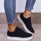 Damen modische Sneaker mit feinen Perforationen R&B