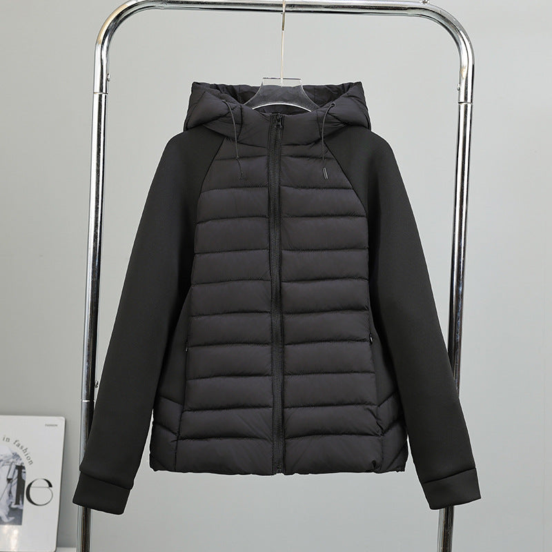 Damen Isolierte Steppjacke mit Kapuze und sportlichem Schnitt R&B