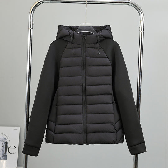 Damen Isolierte Steppjacke mit Kapuze und sportlichem Schnitt R&B