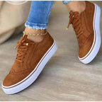 Damen Komfortable Sneaker mit modischem Broguedesign R&B