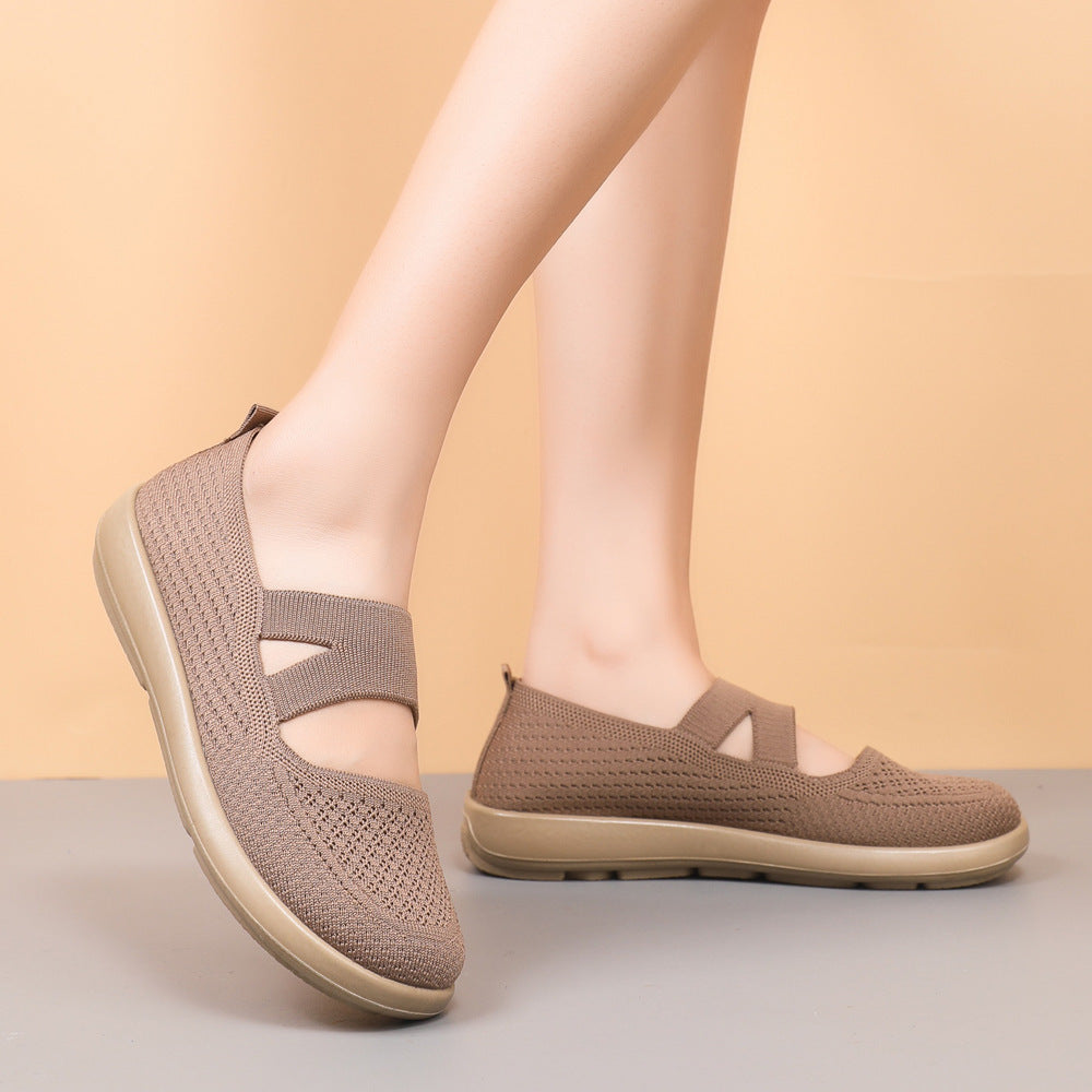 Damen Bequeme und atmungsaktive Slip-On Sneakers R&B