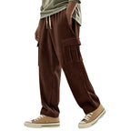 Herren Bequeme Cargo-Hose mit elastischem Bund und praktischen Seitentaschen R&B