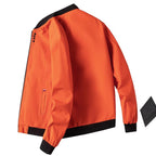 Herren modische Freizeitjacke mit hohem Kragen und seitlichem Reißverschluss R&B