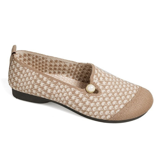 Damen Komfortable Slipper mit modischem Strukturmuster R&B