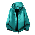 Damen technische Outdoorjacke mit multifunktionalen Taschen und verstellbarem Kapuzensystem R&B