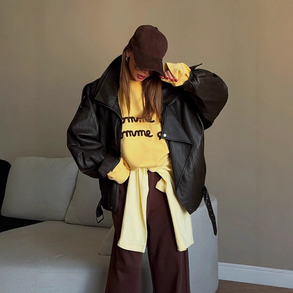 Damen oversized jacke R&B