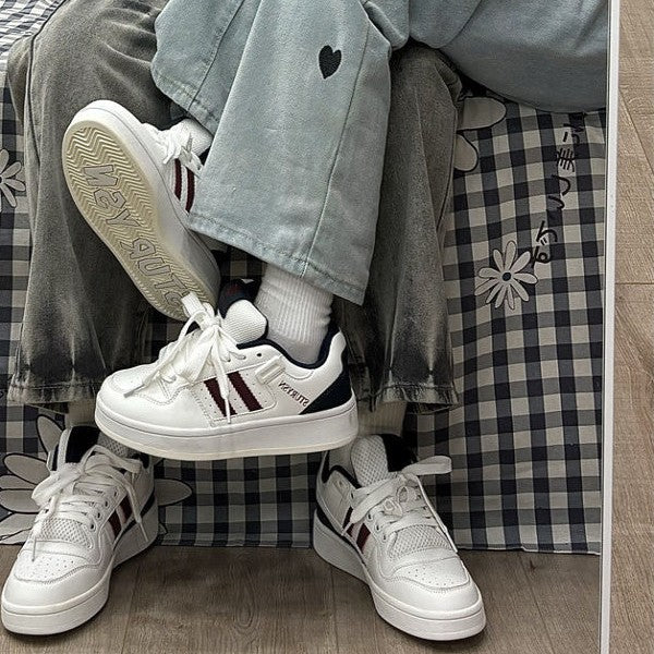 Damen Sneakers im sportlichen Retro-Stil mit atmungsaktiver Mesh-Oberfläche R&B