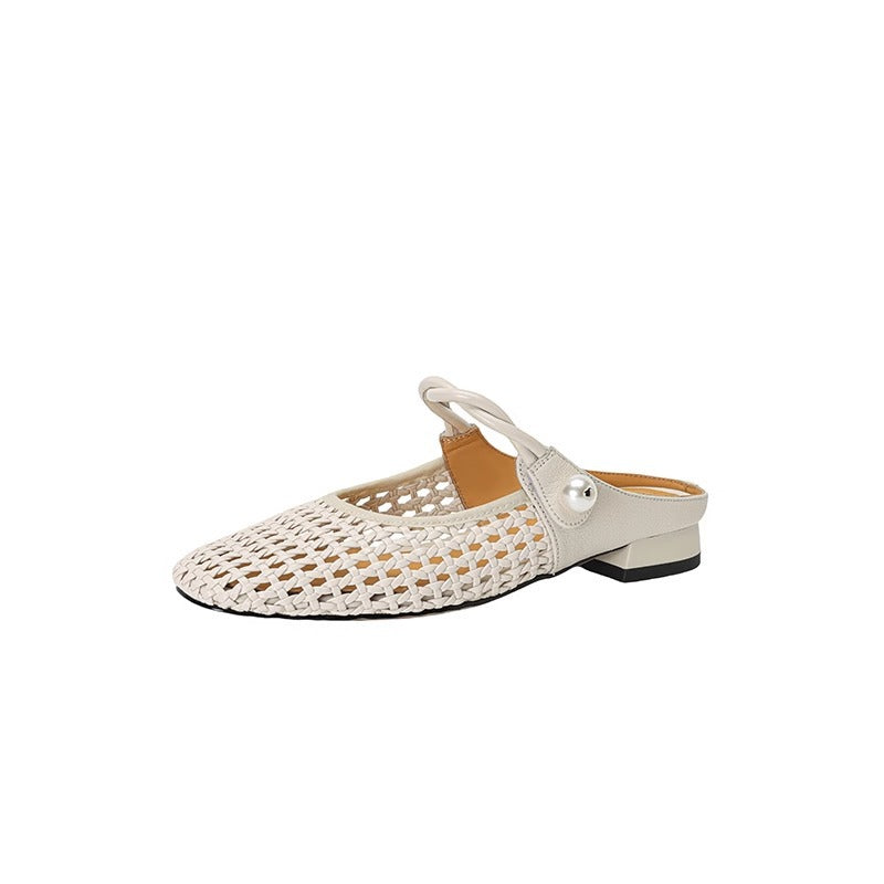 Damen Ballerinas mit elegantem Netzdesign und stylischem Riemchen R&B