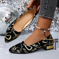 Damen Ballerinas mit elegantem grafischen Design R&B