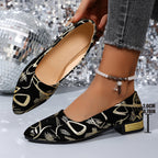 Damen Ballerinas mit elegantem grafischen Design R&B