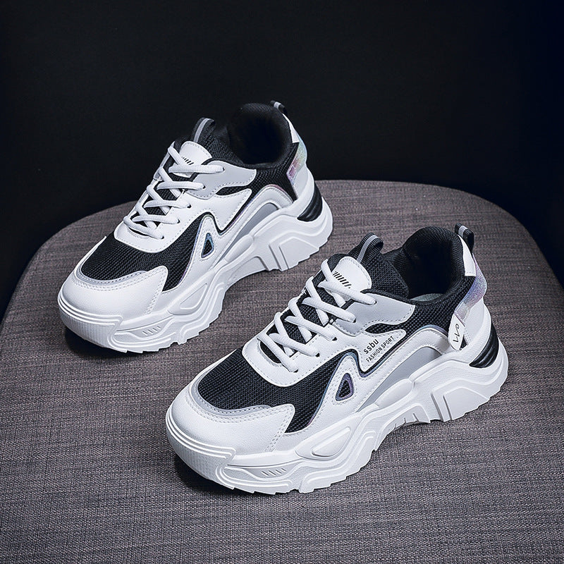 Damen Sportliche Sneaker mit atmungsaktiver Mesh-Oberfläche und ergonomischer Dämpfung R&B