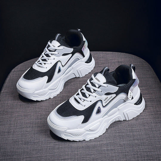 Damen Sportliche Sneaker mit atmungsaktiver Mesh-Oberfläche und ergonomischer Dämpfung R&B