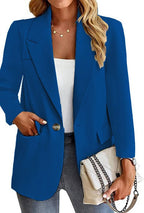 Damen Blazer mit modischen Taschen und elegantem Schnitt R&B