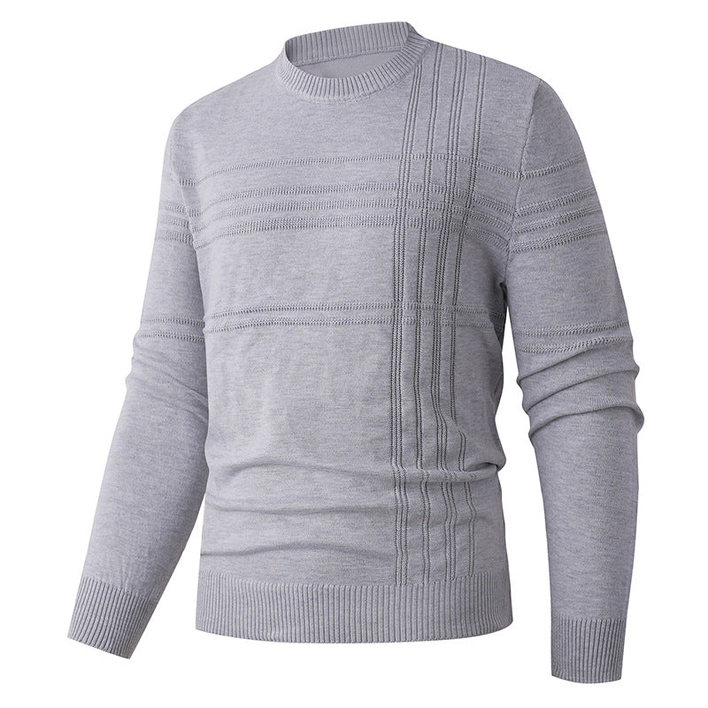 Herren feiner Strickpullover mit strukturiertem Design R&B