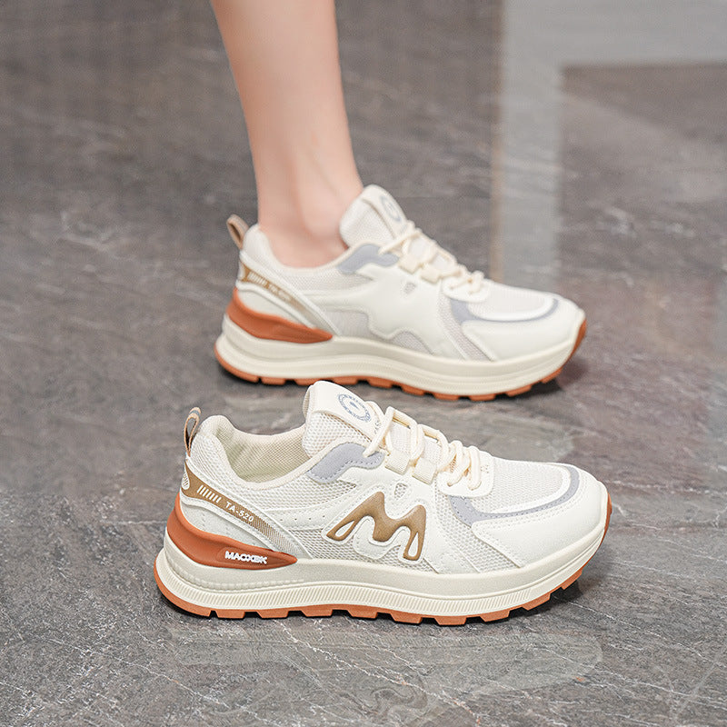 Damen Lauf- und Freizeitschuhe mit atmungsaktiver Mesh-Oberfläche und dämpfender Sohle R&B