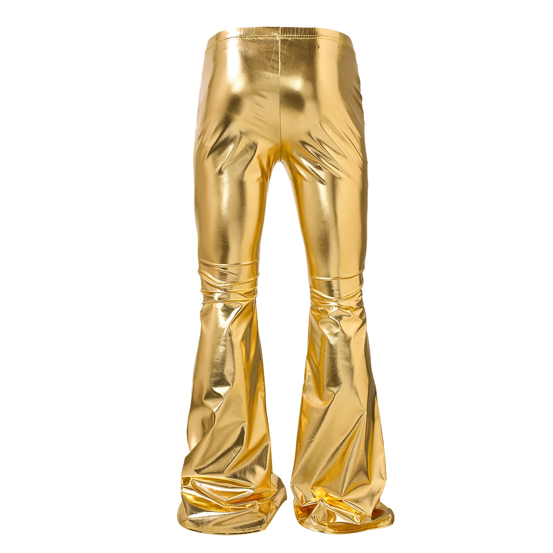 Damen Glänzende Bootcut-Hose aus hochwertigem Stretchmaterial R&B