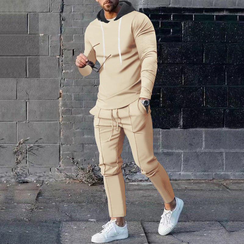 Herren Sportliches Hoodie-Set mit stylischen Jogginghosen R&B