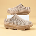 Damen bequeme Clogs mit atmungsaktivem Obermaterial und rutschfester Sohle