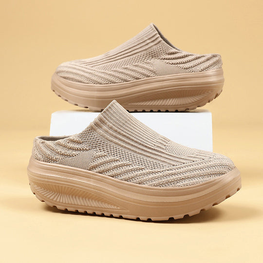 Damen bequeme Clogs mit atmungsaktivem Obermaterial und rutschfester Sohle R&B