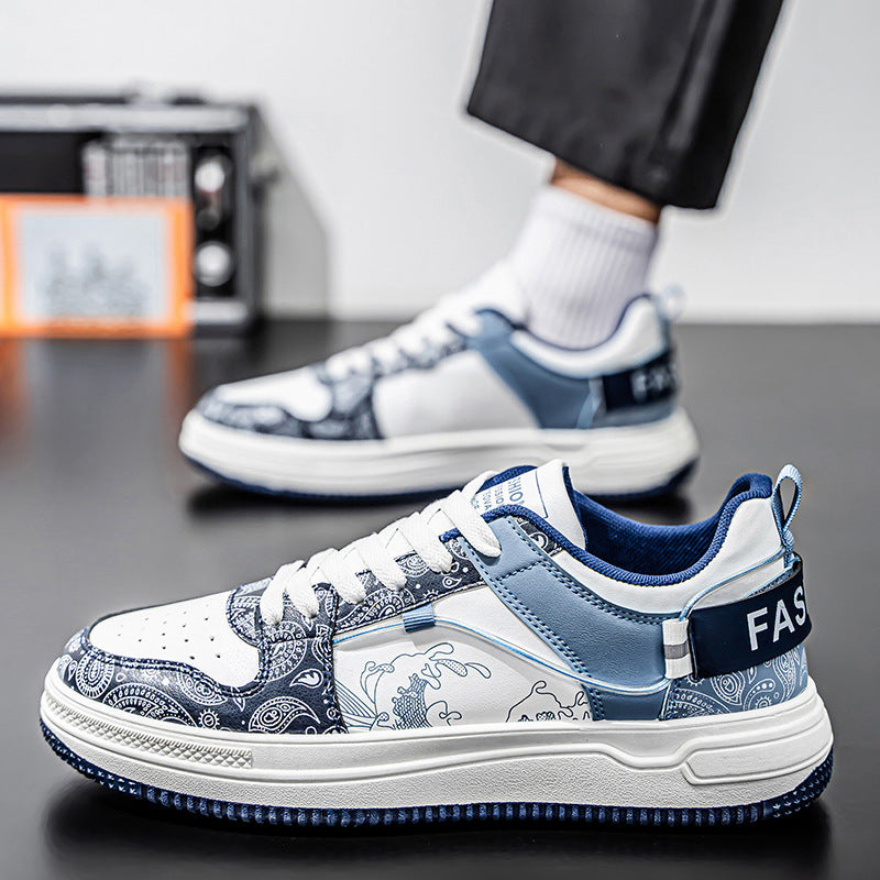 Damen Sneakers mit künstlerischem Design und weicher Dämpfung